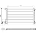 Condensor, airconditioning VALEO - 814381