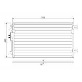 Condensor, airconditioning VALEO - 817739