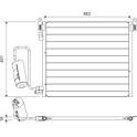 Condensor, airconditioning VALEO - 817853