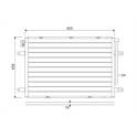 Condensor, airconditioning VALEO - 818190