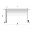 Condensor, airconditioning VALEO - 822609