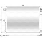 Condensor, airconditioning VALEO - 822616