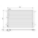 Condensor, airconditioning VALEO - 822633