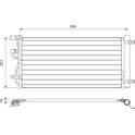 Condensor, airconditioning VALEO - 822702