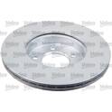Jeu de 2 disques de frein VALEO - 672604
