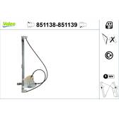Elevador de vidro traseiro VALEO - 851139