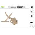 Elevalunas (sin motor) VALEO - 850906
