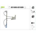 Elevalunas delantero VALEO - 851698