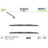 Conjunto de 2 escova de limpa - vidros VALEO Silencio VALEO - 574274