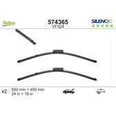 Conjunto de 2 escova de limpa - vidros VALEO Silencio VALEO - 574365