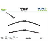 Conjunto de 2 escova de limpa - vidros VALEO Silencio VALEO - 574639