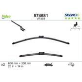 Conjunto de 2 escova de limpa - vidros VALEO Silencio VALEO - 574681