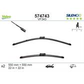 Conjunto de 2 escova de limpa - vidrosVALEO Silencio VALEO - 574743