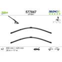 Conjunto de 2 escova de limpa - vidros VALEO Silencio VALEO - 577847