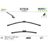 Conjunto de 2 escova de limpa - vidrosVALEO Silencio VALEO - 577918