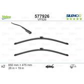 Conjunto de 2 escova de limpa - vidrosVALEO Silencio VALEO - 577926