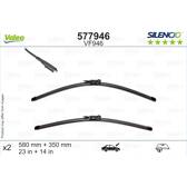 Conjunto de 2 escova de limpa - vidros VALEO - 577946