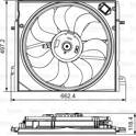 Fan, radiator VALEO - 696583