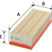 Filtre à air VALEO - 585001