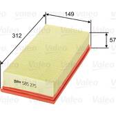 Filtre à air VALEO - 585275