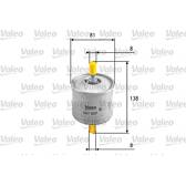 Filtre à carburant VALEO - 587007
