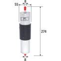 Filtre à carburant VALEO - 587064