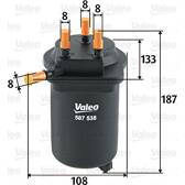 Filtre à carburant VALEO - 587538