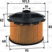 Filtre à carburant VALEO - 587905