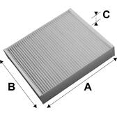 Filtro, Aria abitacolo VALEO - 715658