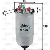 Filtro combustible VALEO - 587502
