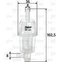 Filtro combustible VALEO - 587523