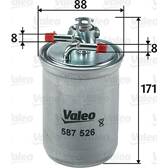 Filtro combustible VALEO - 587526