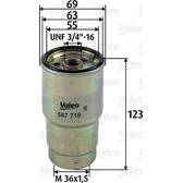 Filtro combustible VALEO - 587710