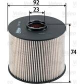 Filtro combustible VALEO - 587927
