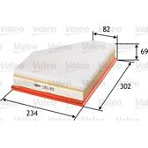Filtro de aire VALEO - 585401