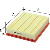 Filtro de ar VALEO - 585018