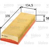 Filtro de ar VALEO - 585031