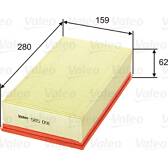 Filtro de ar VALEO - 585091