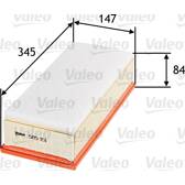 Filtro de ar VALEO - 585151