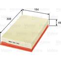 Filtro de ar VALEO - 585360