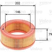 Filtro de ar VALEO - 585642