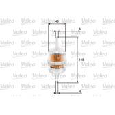Filtro de combustível VALEO - 587005