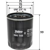 Filtro del aceite VALEO - 586145