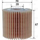Filtro del aceite VALEO - 586606