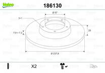 Brake disc set (2)