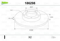 Brake disc set (2)