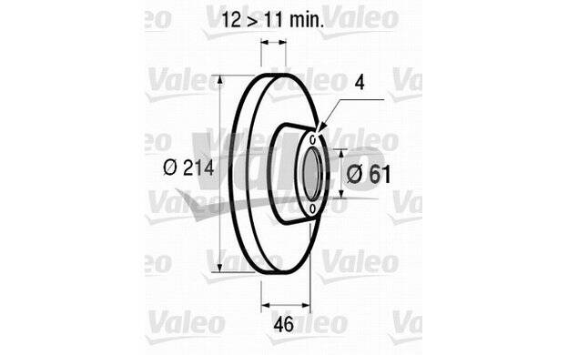 Brake disc (per unit)