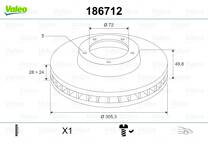 Brake disc (per unit)