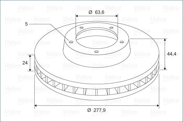 Front brake disc