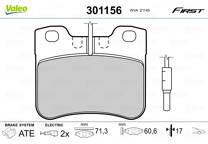 Front brake pad set